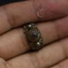 Tribal ring worn on hand – bold ceremonial crown form