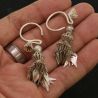 in hand side angle – detailed side angle lahu musur silver earrings in hand