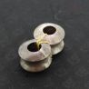 TOP SIDE ANGLE – TRIBAL SILVER PLUGS RED KAREN SHAN STATE