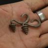 ANTIQUE YAO TRIBAL SILVER EARRINGS – IN HAND VIEW 1