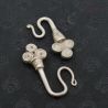 TOP ANGLE 8 – TRADITIONAL YAO SPIRAL DESIGN EARRINGS, HANDCRAFTED IN LAOS