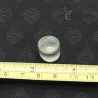 antique thai yai glass plug with ruler measurement view 2