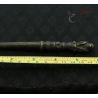 WITH RULER-1 – ANTIQUE BRONZE TATTOO TAPPER HEAD WITH SCALE